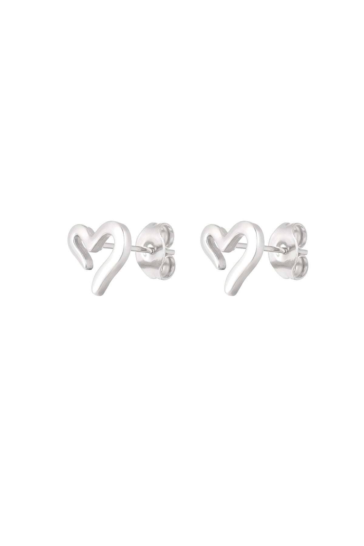 Earrings open your heart