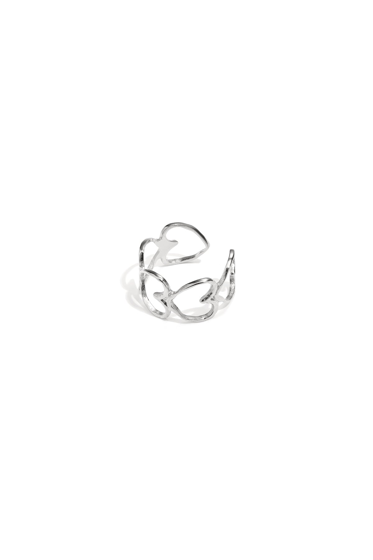 Eleganter Ring mit Herzen