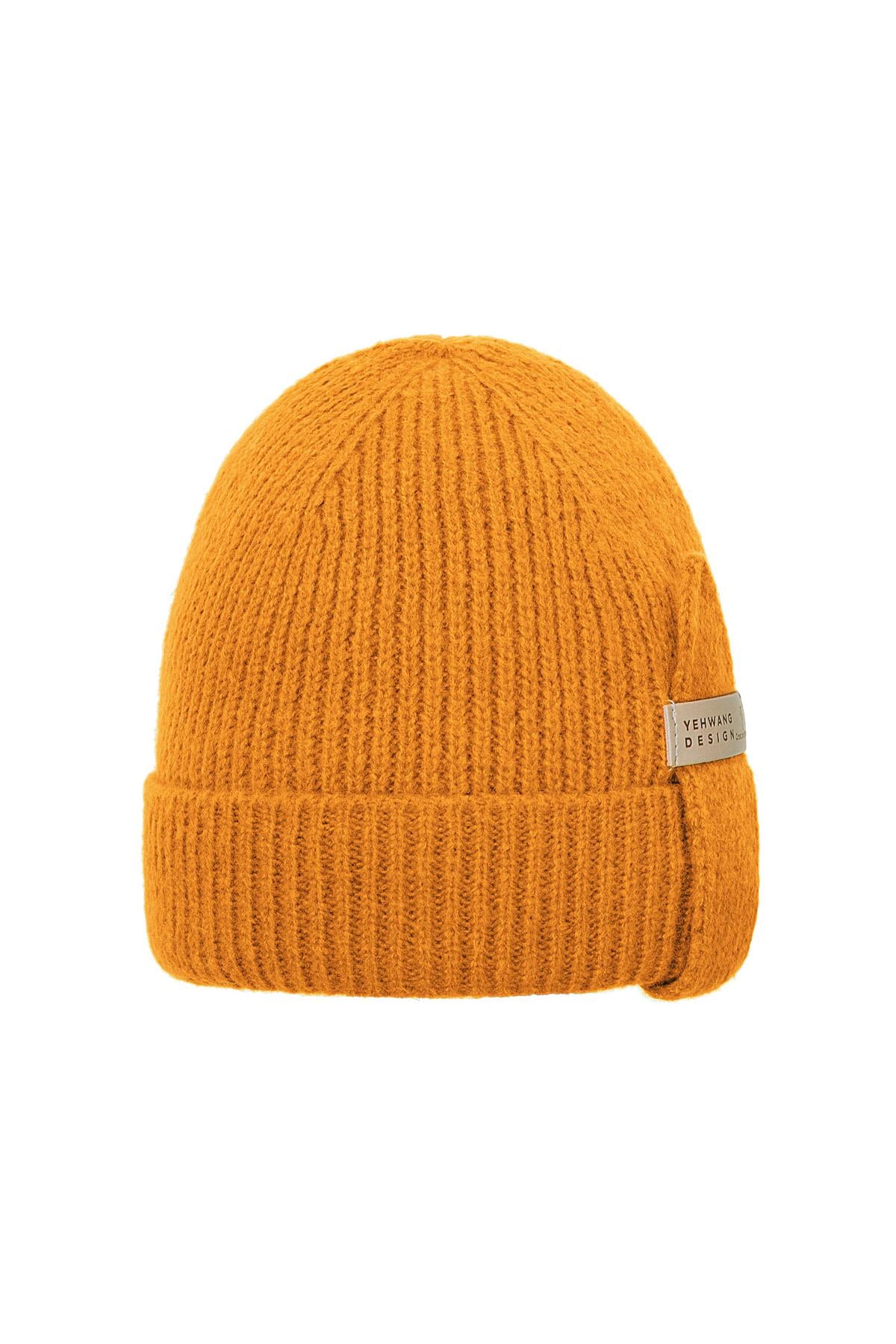 Beanie Yehwang Black Polyester