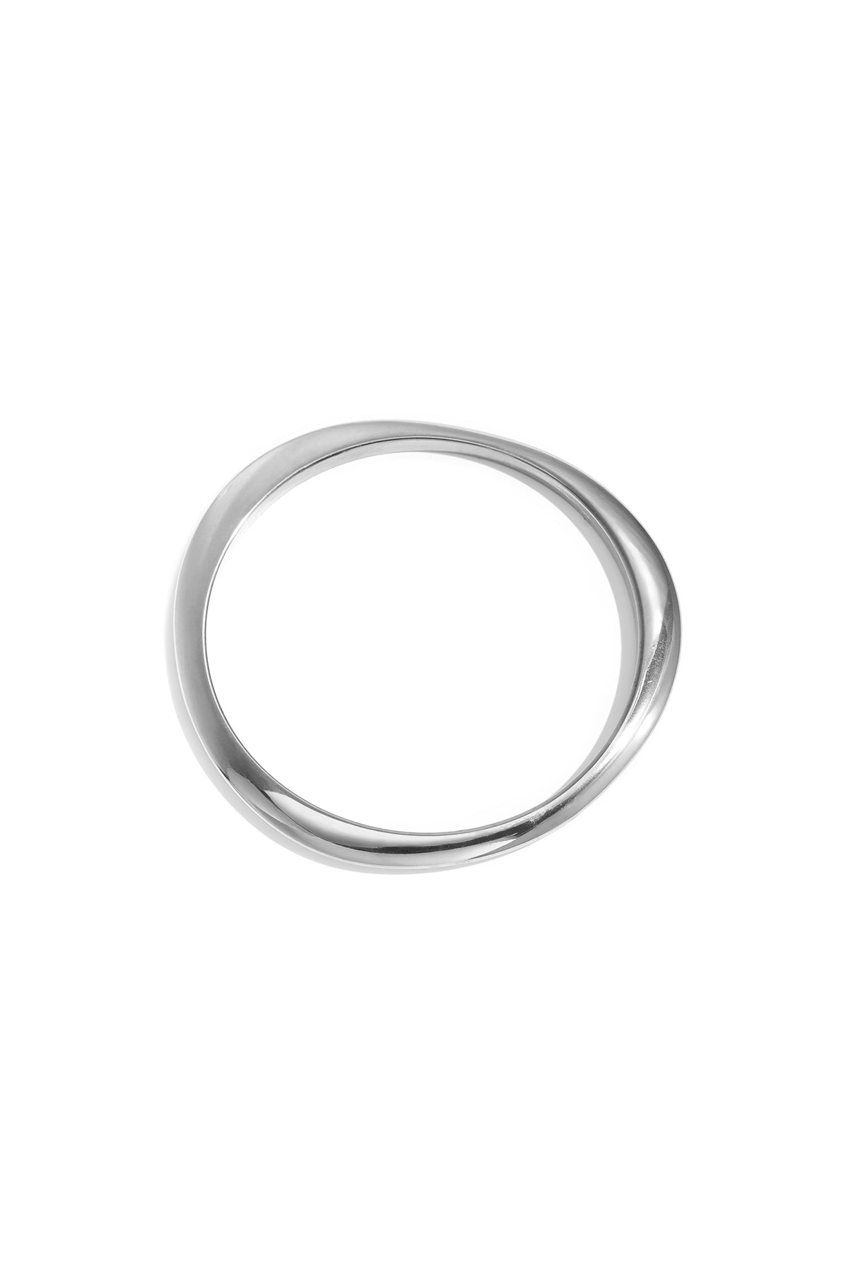 Edelstahl-Armreifen, Kreis, Schlicht, Alltagsschmuck, Serie „Simple“, Damenschmuck