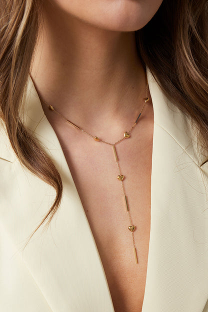 simple heart necklace