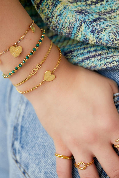 Bracelet simple love Stainless Steel