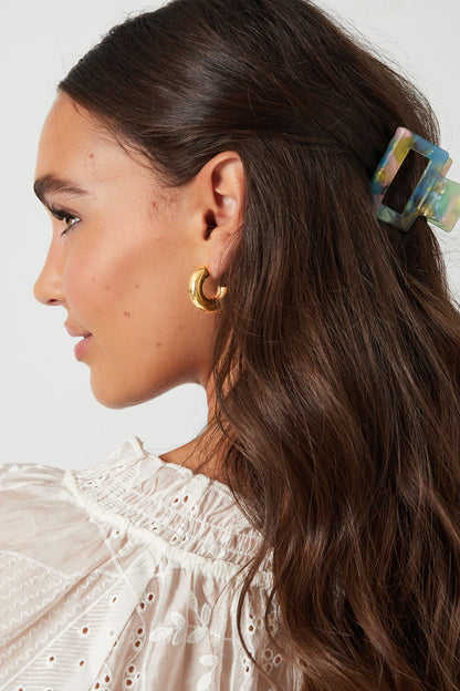 earrings aesthetic basic half moon