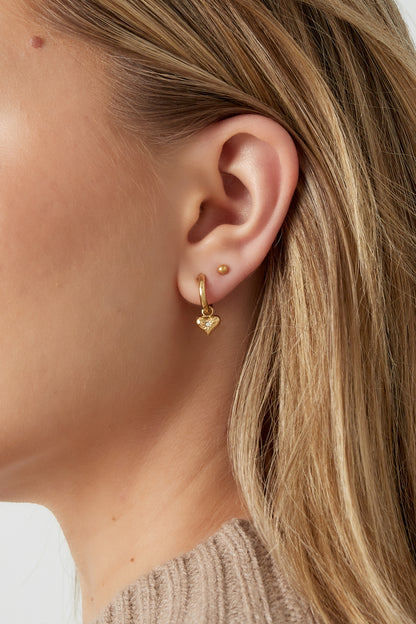 earrings heart hue