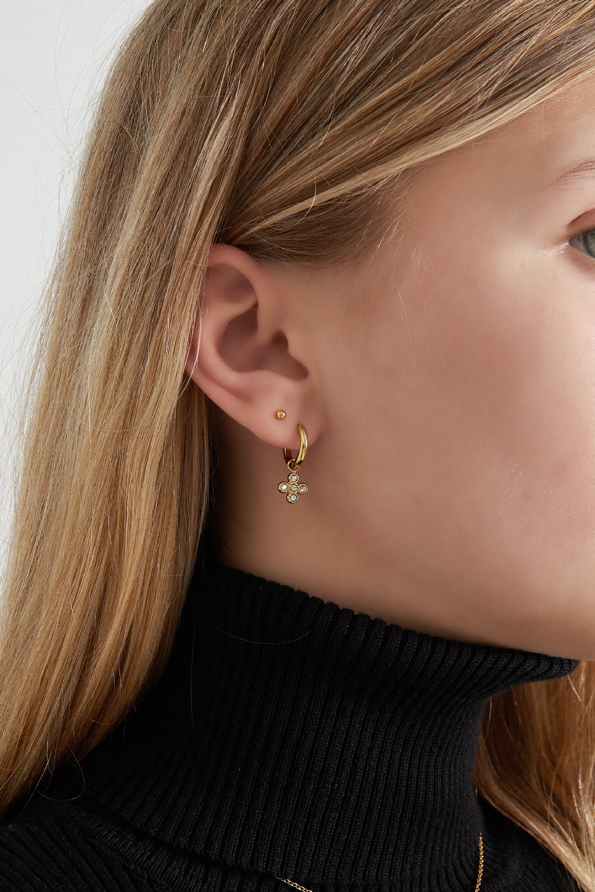 earrings clover class