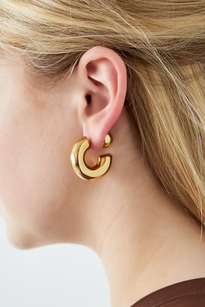 Hoop Earrings circle Casual Daily Simple Series Women's jewelry