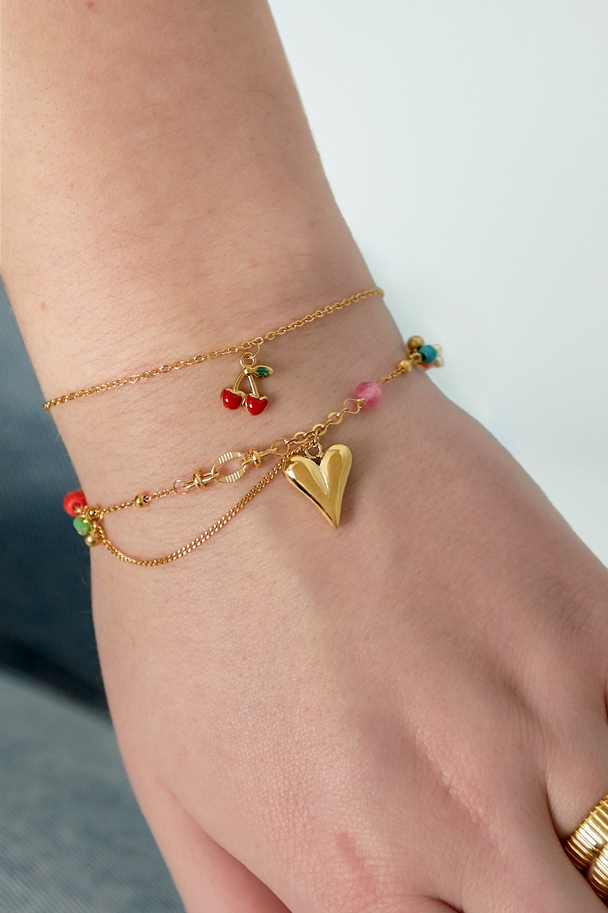 Armband Kirsche Liebe 
