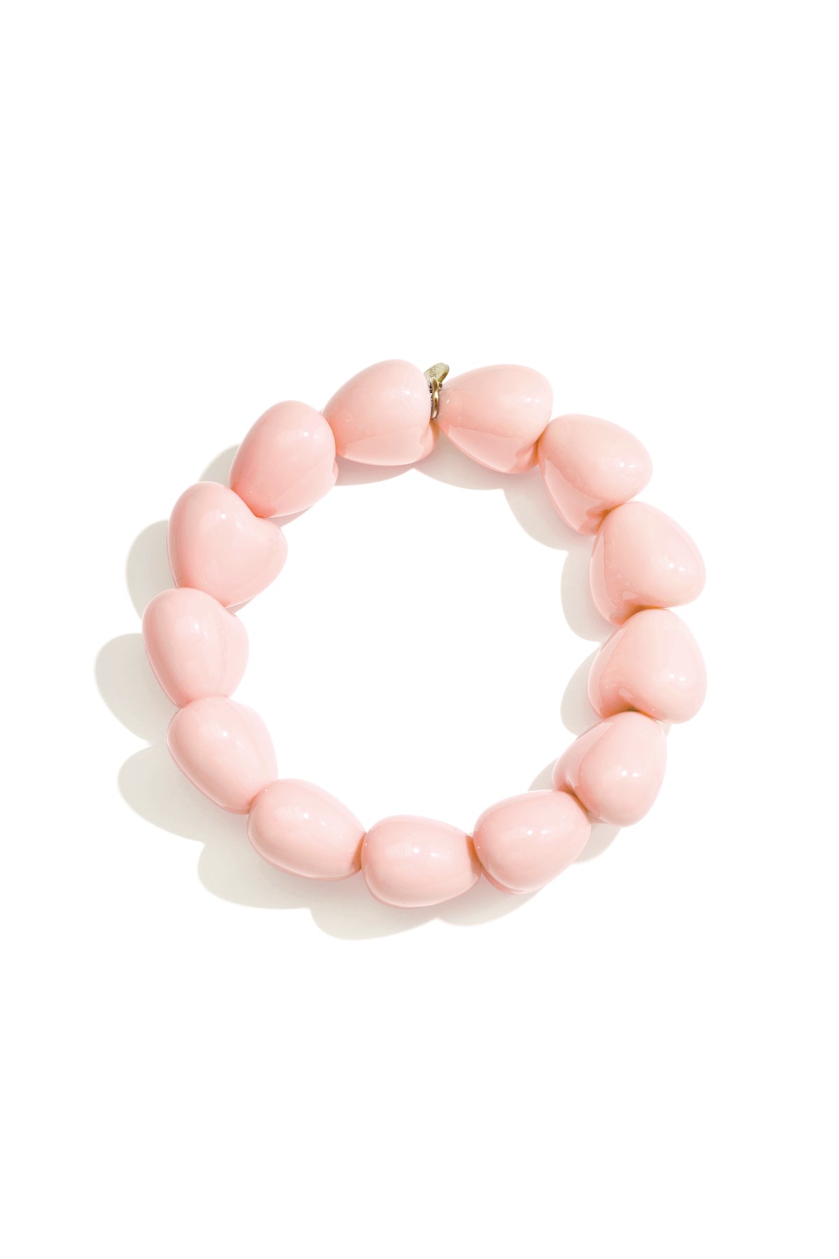 Armband mit kleinem Herz aus 13 Perlen