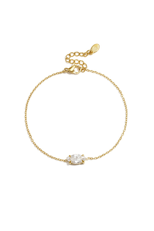 Edelstahl-Charm-Armbänder in Ellipsenform, schlichte Serie „Alltagsschmuck“, Damenschmuck