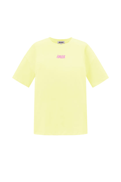 Cotton Knitted Women's T-shirt Casual Letters