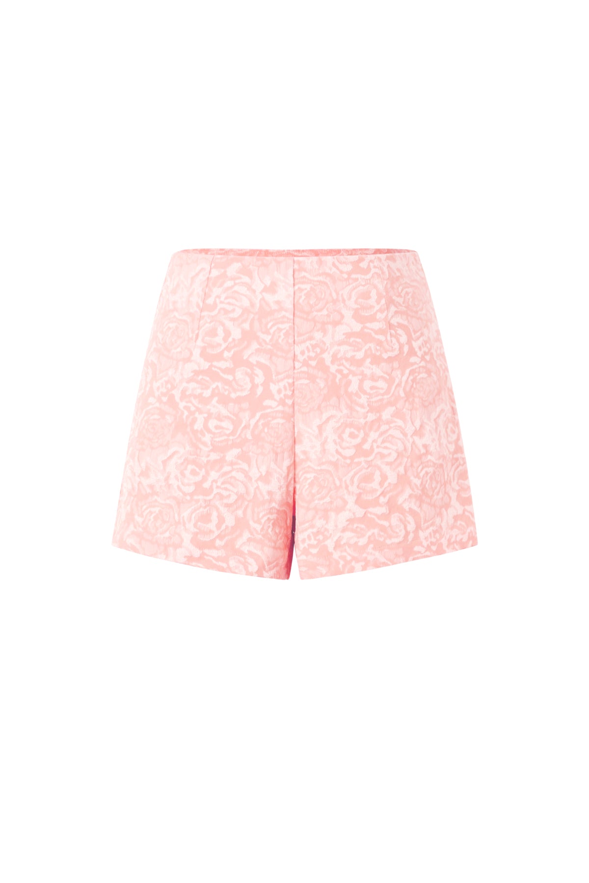 Woven Polyester Fiber Women's Shorts Elegant Floral Print