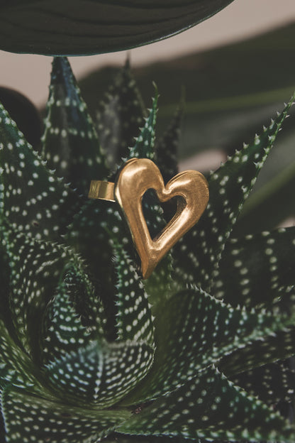 Statement-Ringe, Herz, Casual, Alltag, Schlichte Serie, Damenschmuck