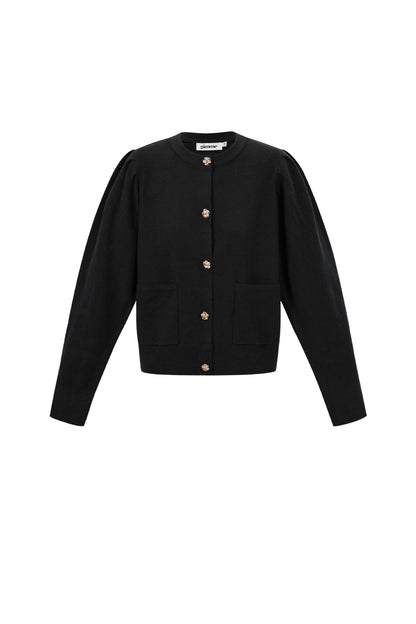 Knitted Viscose Women's Cardigan Fall/Winter Casual Solid Color