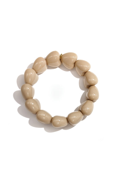 Armband mit kleinem Herz aus 13 Perlen