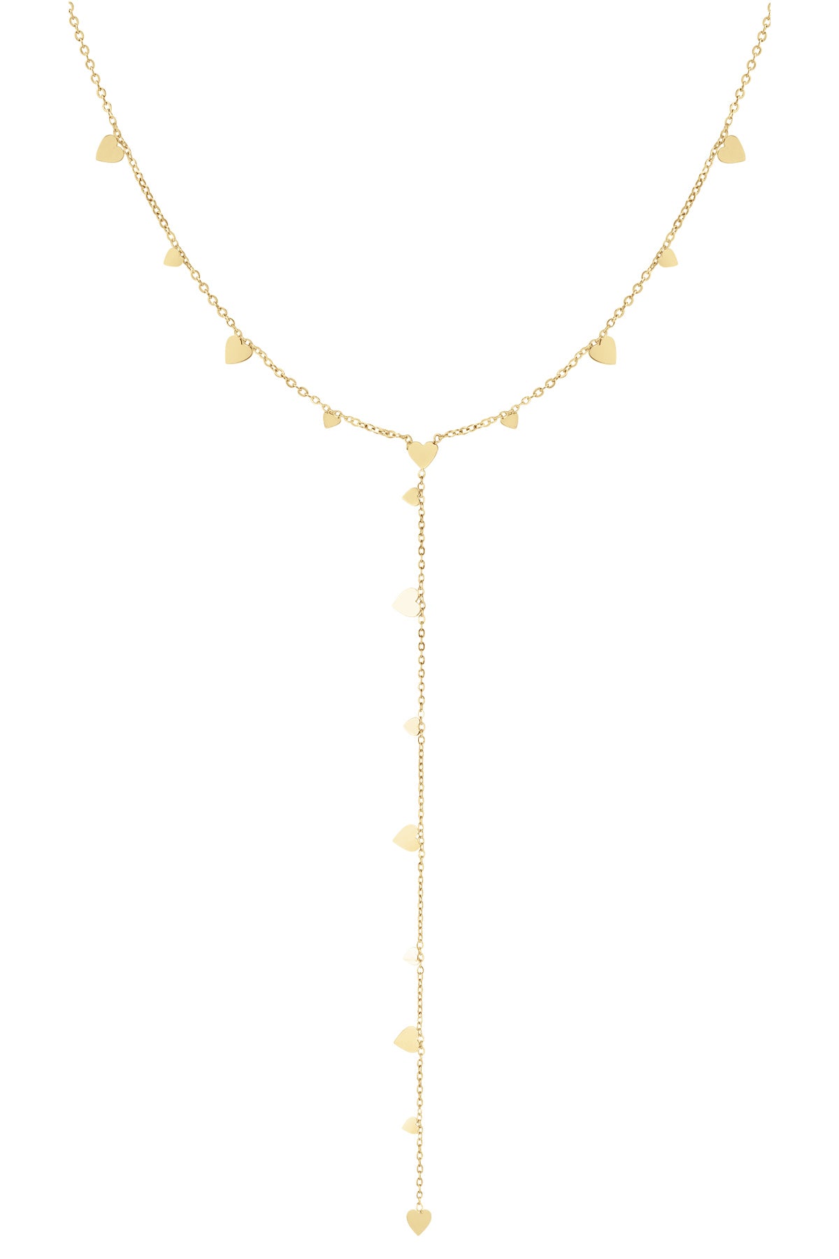 Necklace coins with center piece - Silver Color color