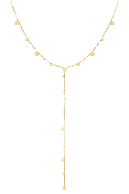 Necklace coins with center piece - Silver Color color