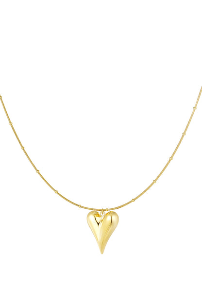 ball chain with iconic heart large