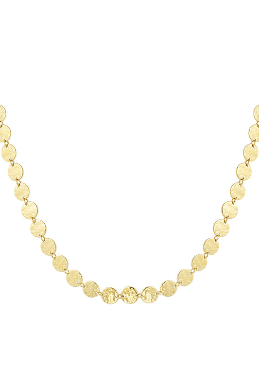 round vintage necklace