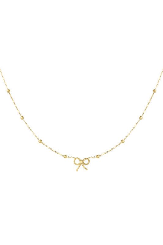 necklace bow basic