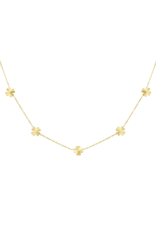 leafy luck necklace