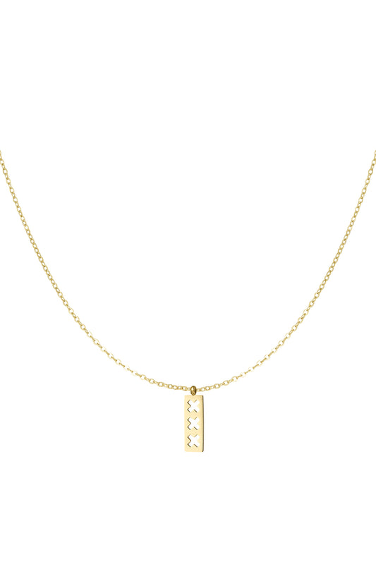 trio x necklace