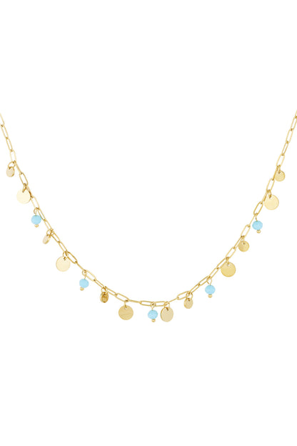 necklace mix of Gold color and red