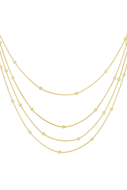 dotty layers necklace