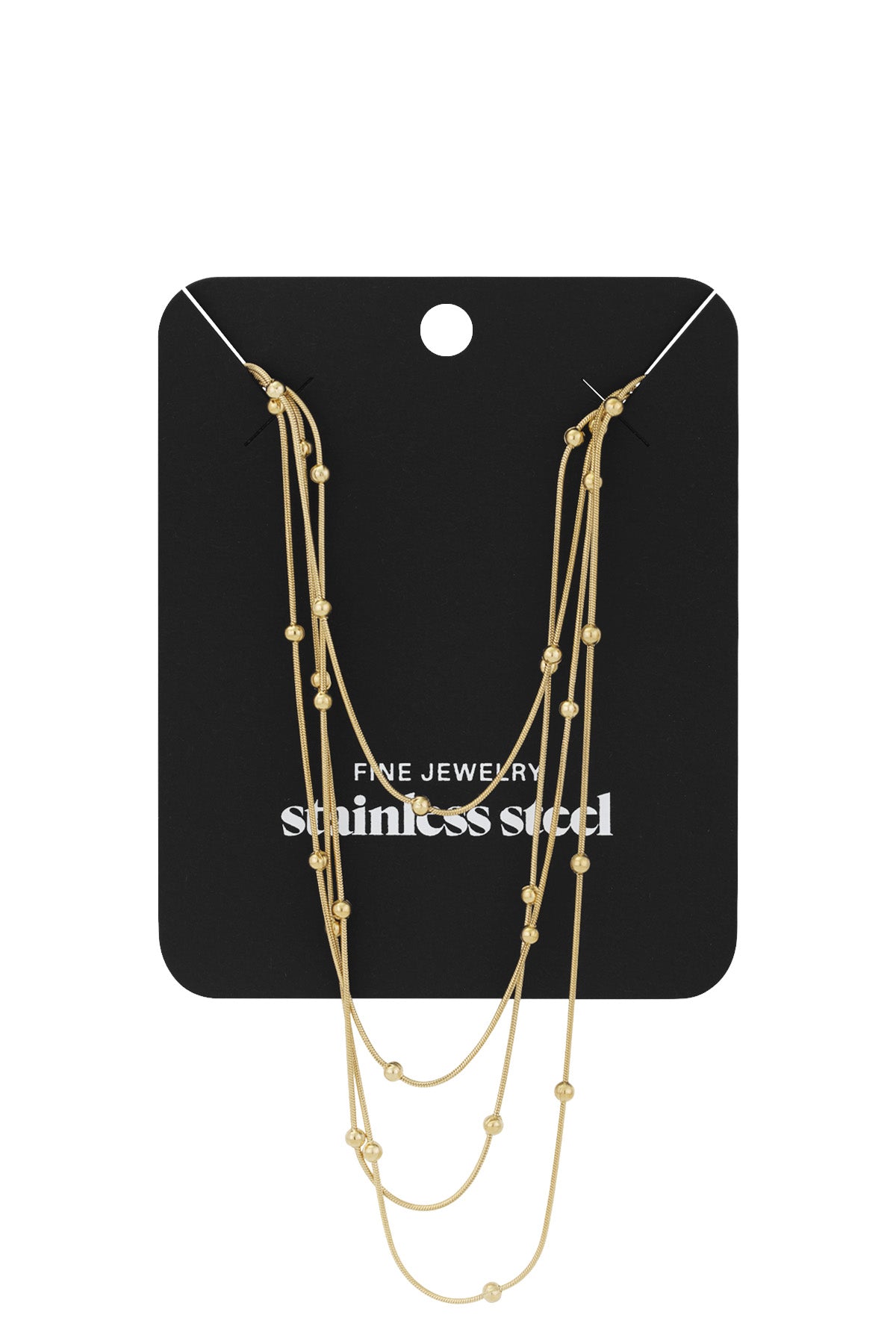 dotty layers necklace