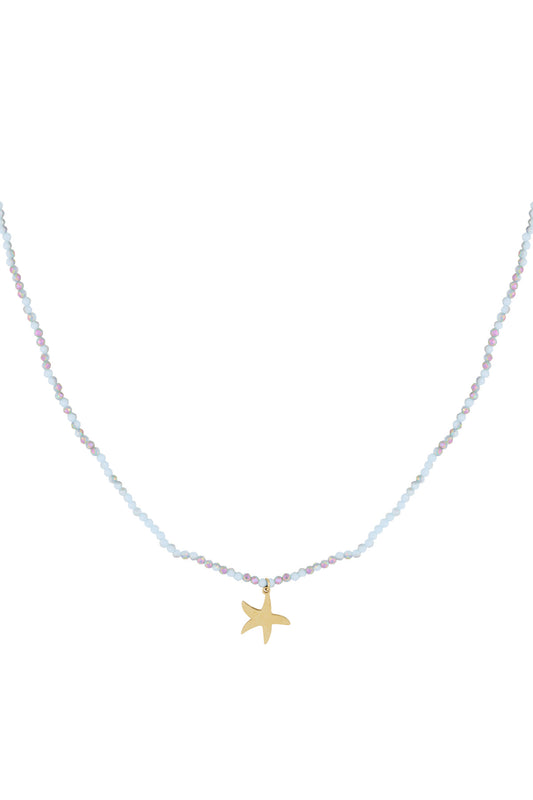 Necklace colorful starfish