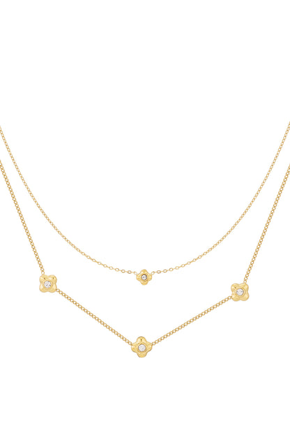 flowery necklace