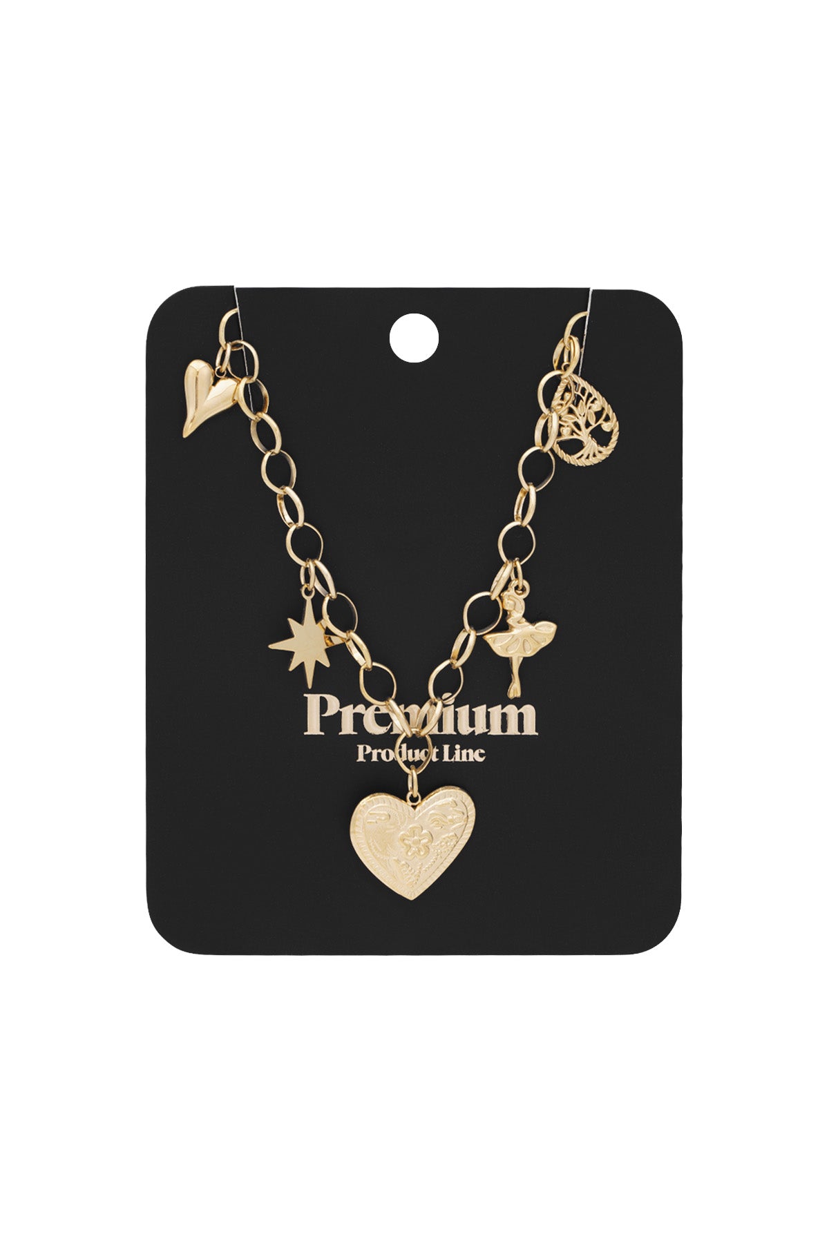 heartfelt sparkle necklace