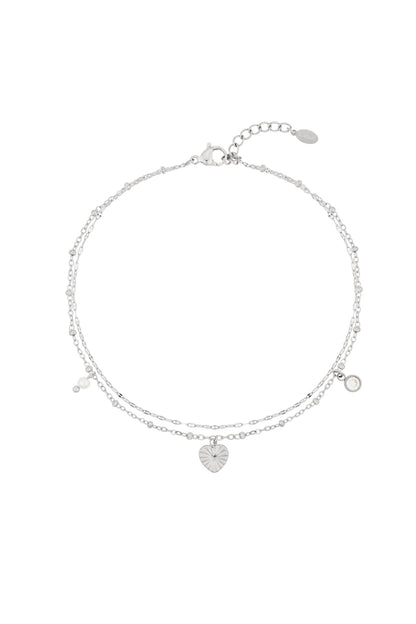 love love love ankle bracelet