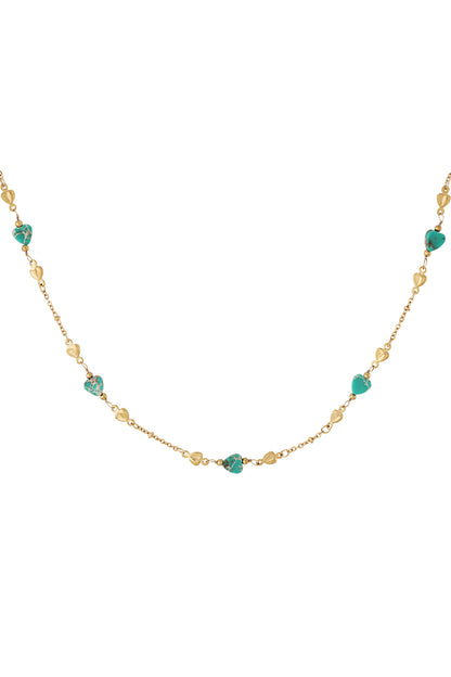 embrace the love necklace - green and