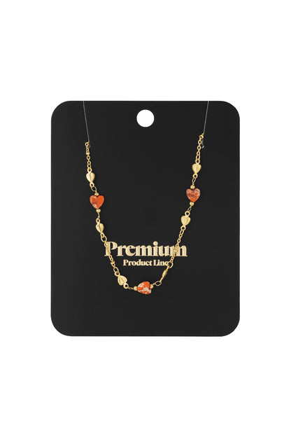 embrace the love necklace - green and