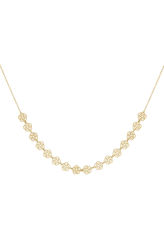 Flower love Necklace