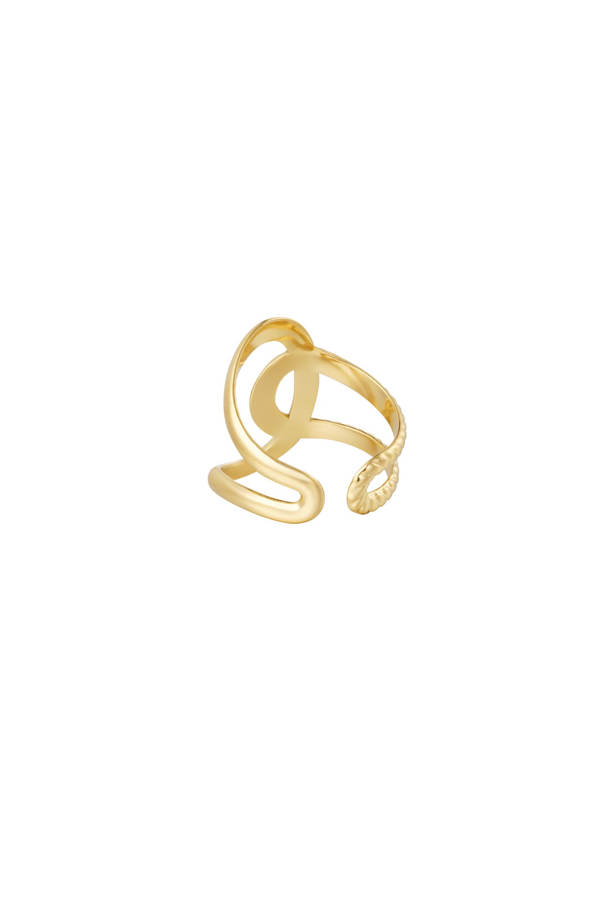 Ringknotendetail – Goldfarbe - Goldfarbefarbe