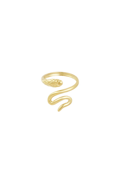 Ring dazzle snake - Silver Color color