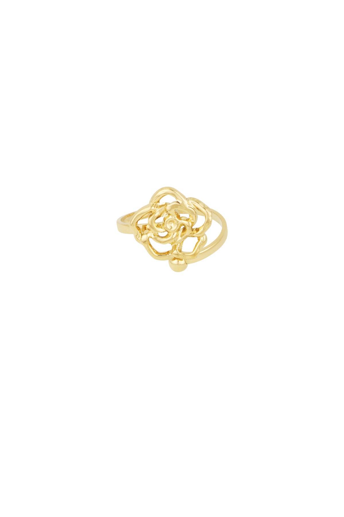 floral touch ring
