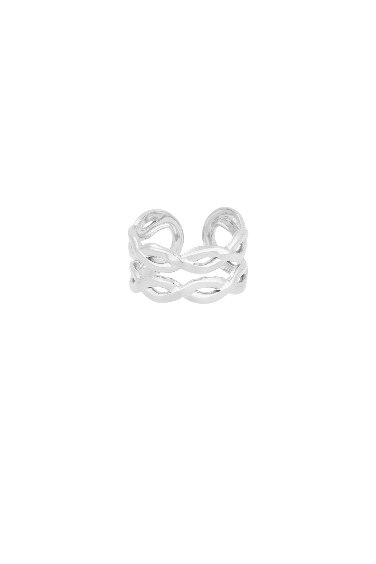 layered swirl ring