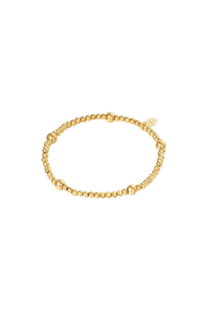 Armband Beady Goldfarbe Edelstahl