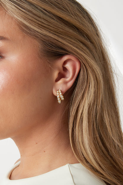 Edelstahl-Creolen, schlicht, elegant, für jeden Tag – Damenschmuck