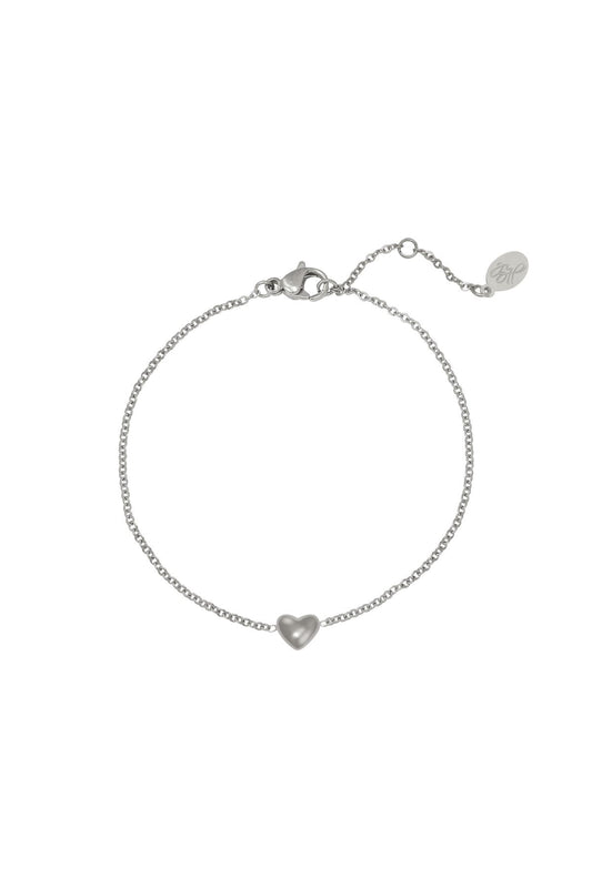 Bracelet Always in my Heart Silver Color Stainless Steel