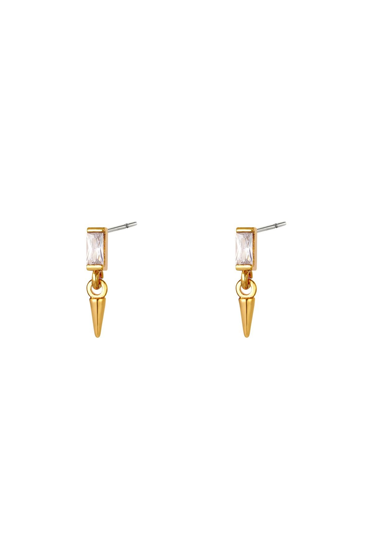 Ohrringe Little Cone Silber Kupfer