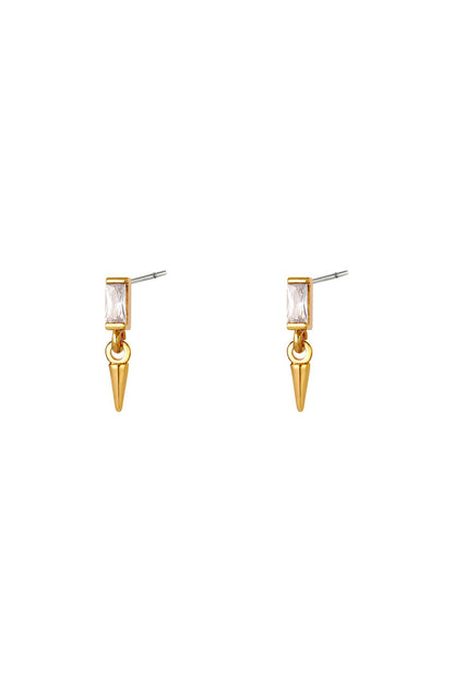 Ohrringe Little Cone Silber Kupfer