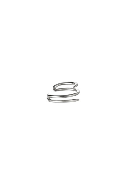 Ohrstulpe Spiral Goldfarbe Edelstahl