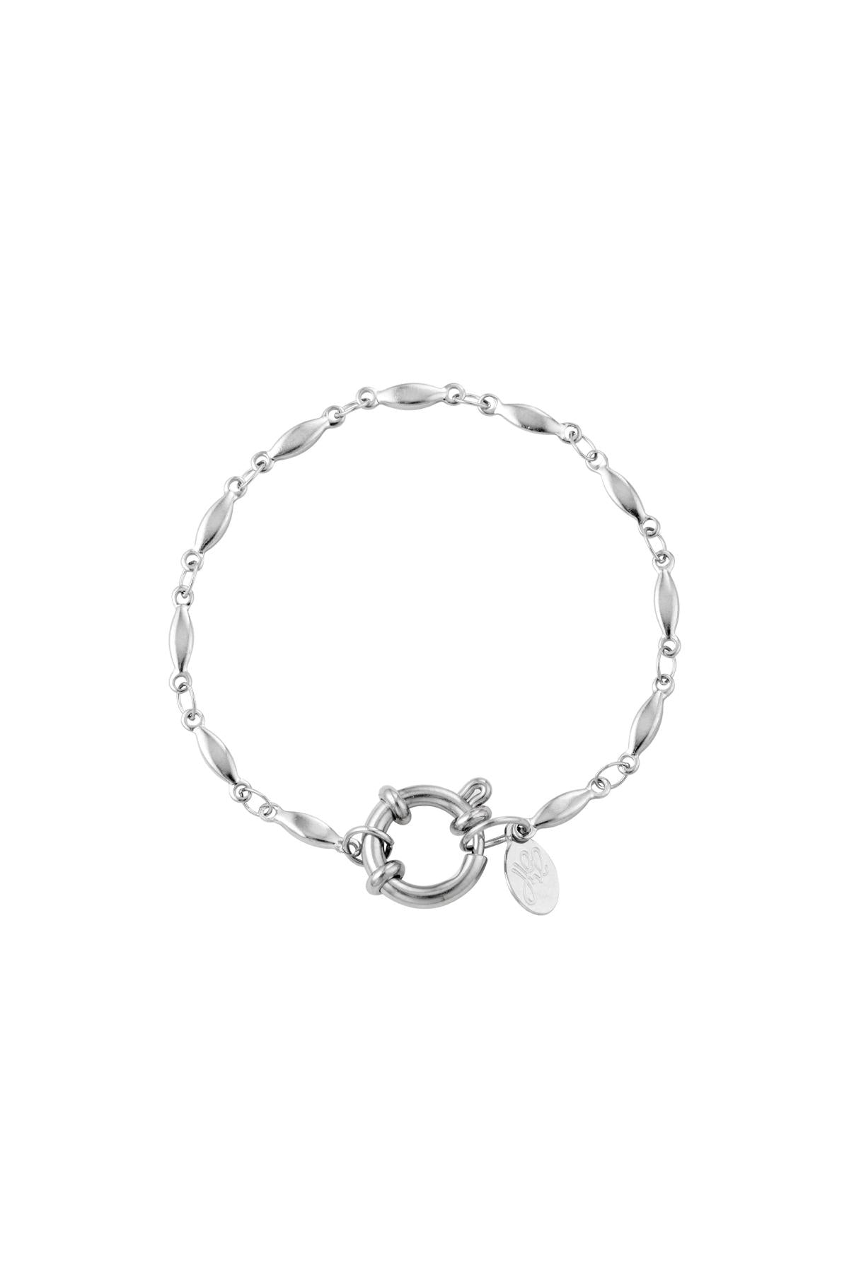 Armband ovale Kette Goldfarbe Edelstahl