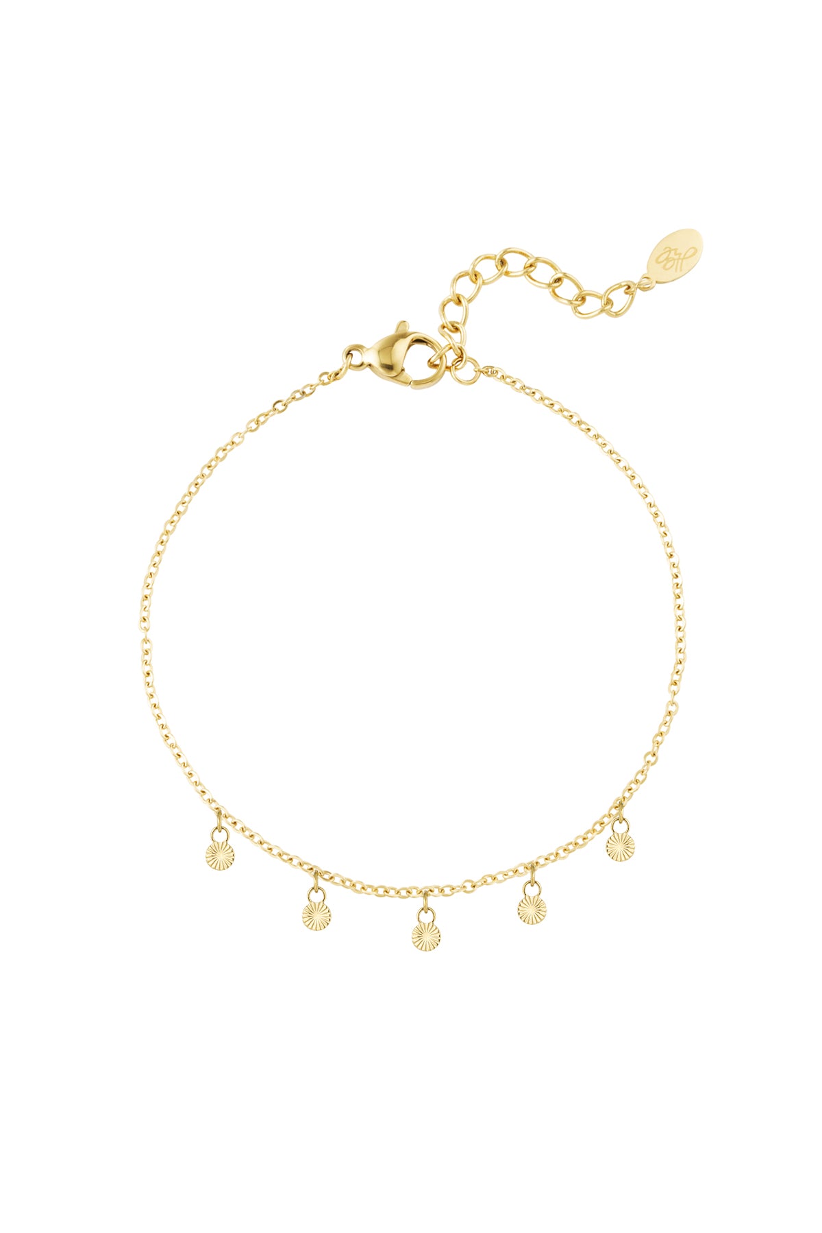 classic bracelet with round charms