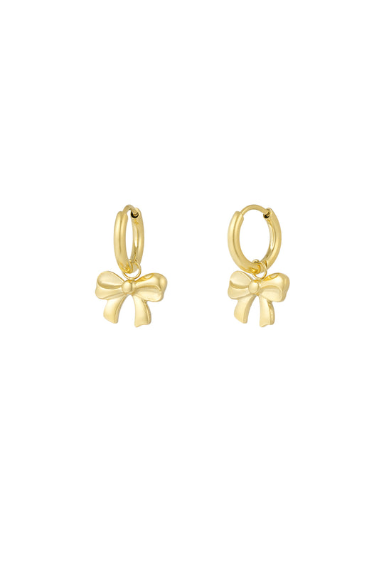 earrings simple bow