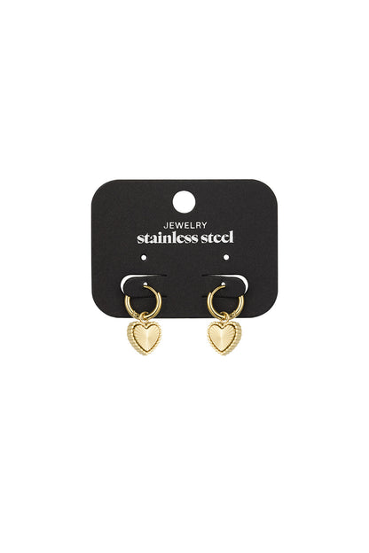 earrings hearts hope