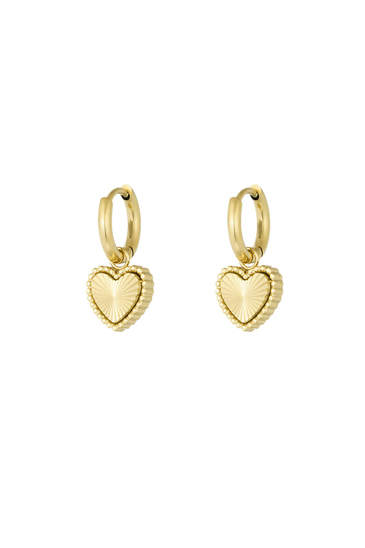 earrings hearts hope